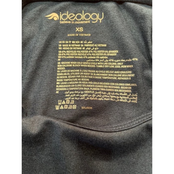 ID Ideology Women's Essentials Sweat Set Tank Top Blue, XS - Picture 5 of 7